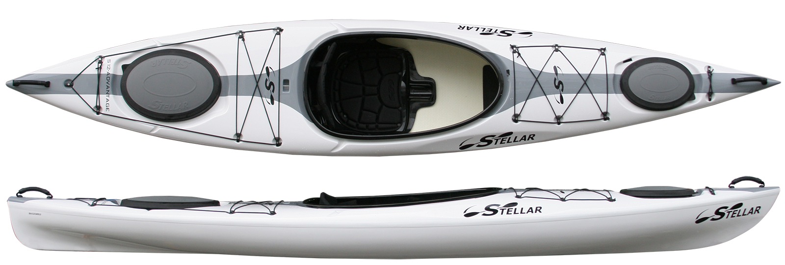 Stellar 12' Touring Kayak (S12) - Stellar - Innovative Performance Surf Skis, Racing Kayaks, Touring Kayaks, Stand Up Paddleboards, Paddles and Accessories.